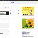 Google Whitespace mit Werbung