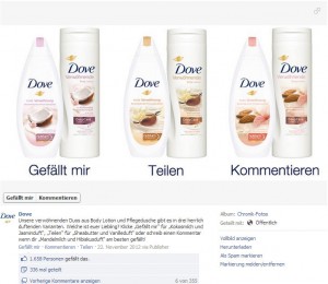 Worst Practice: Dove auf Facebook