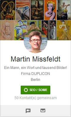 Google+ Profilbilder Picdump: Martin Mißfeldt schwimmt in Kunst