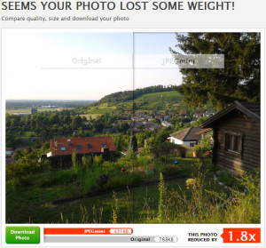 reduzierte Dateigröße mit JPEGmini
