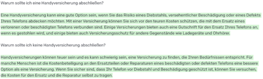 ChatGPT: Warum du (keine) Handyversicherung haben solltest